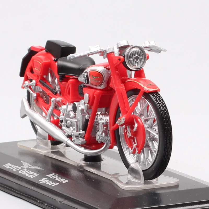 Крошечный винтажный мотоцикл в масштабе 1/24 гоночный велосипед Guzzi Airone Спортивная