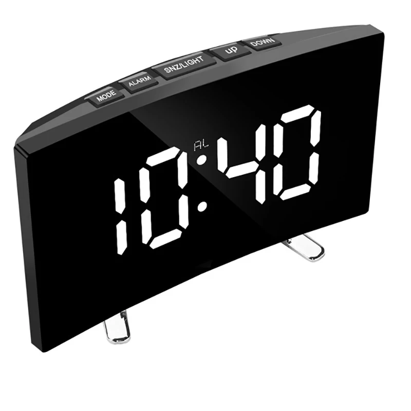 Цифровой будильник с регулируемой яркостью 7-дюймовые светодиодные электронные