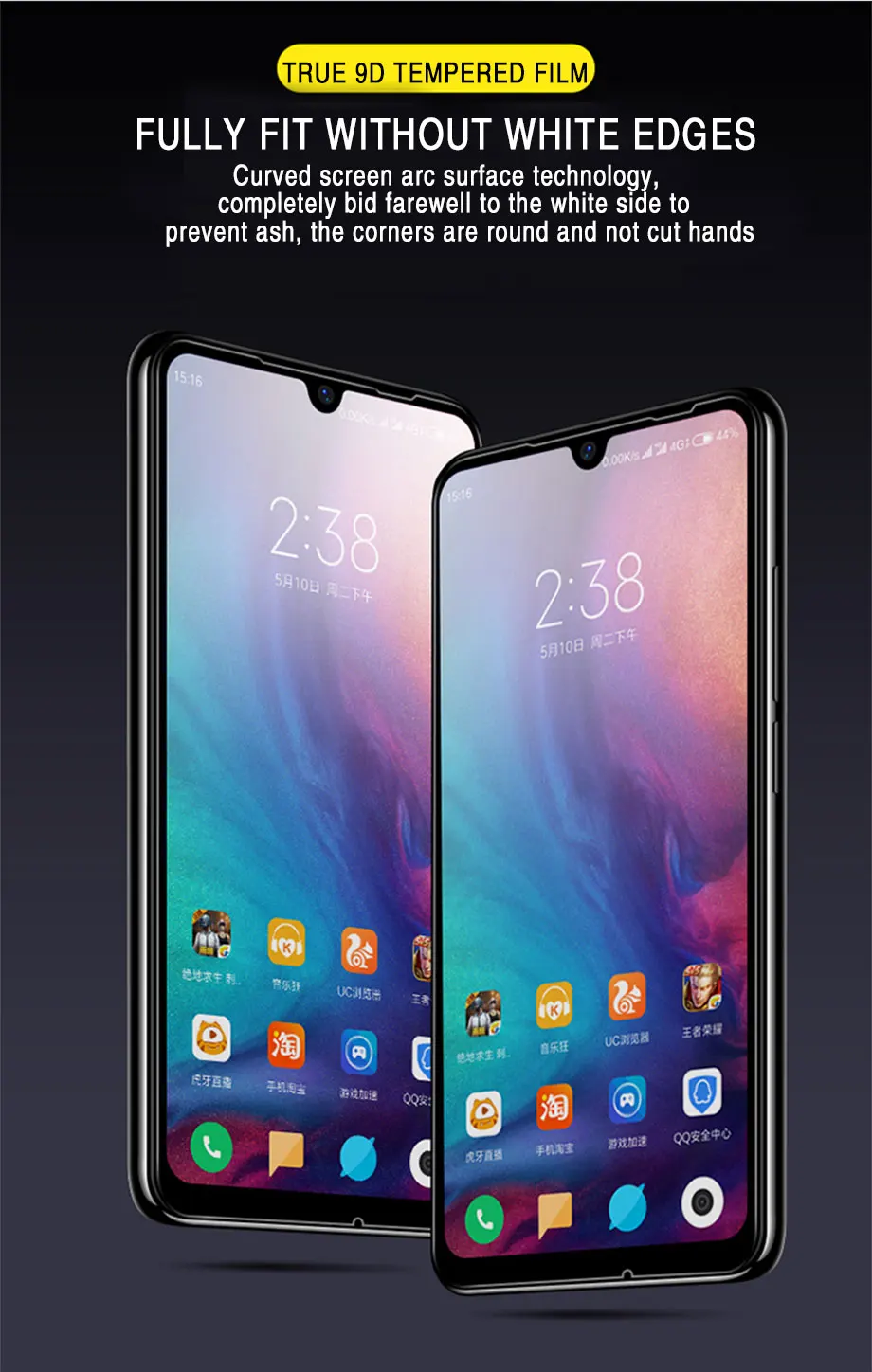 Для Xiaomi Redmi Note 5 7 8 Pro Redmi 5 Plus 8 7 Pro 7A 8A стекло 9D изогнутое полное покрытие Закаленное стекло Защитная пленка фольга