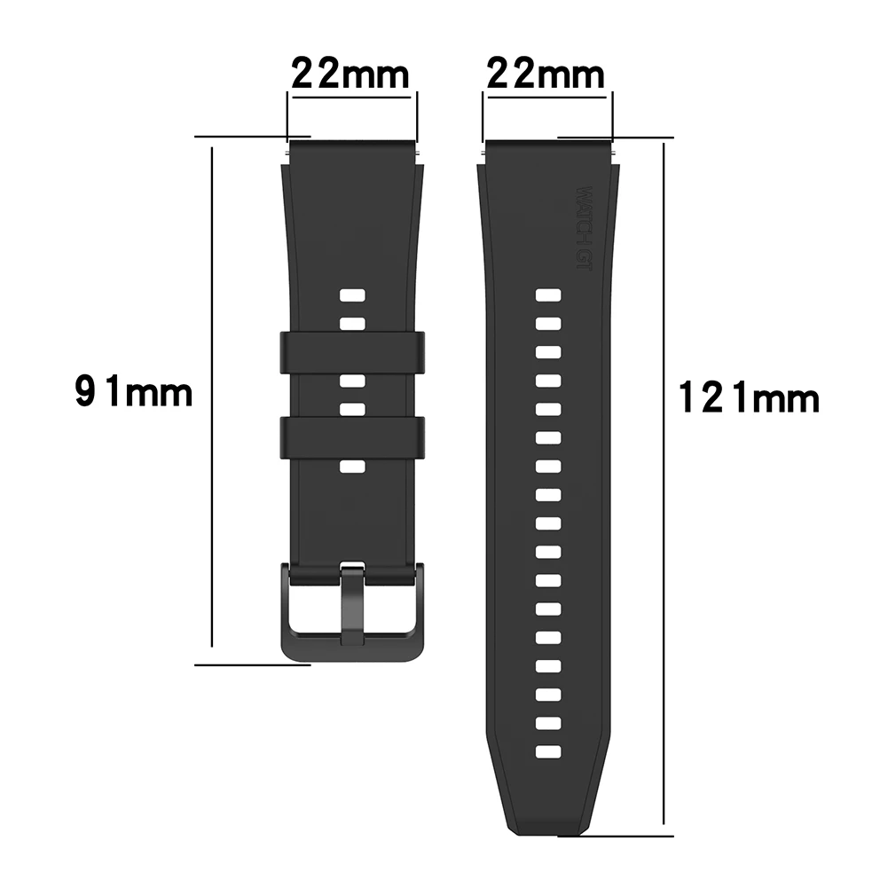 

Sports Silicone Band For Huawei Watch GT 2 Pro Sport Rubber Watchband For Huawei Gt2 Pro Watchband Wrist Strap Replace Bracelet