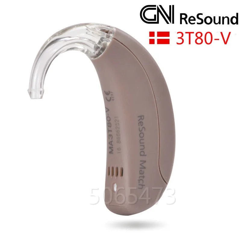 GN ReSound match высокомощный BTE цифровой слуховой аппарат MA3T80-V мини-усилитель звука за ухом для сильной глубокой потери