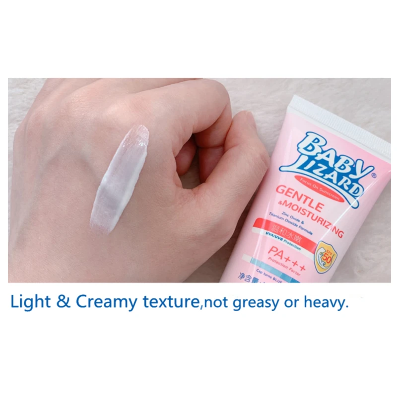 50 мл портативная синяя ящерица мягкая и увлажняющая Солнцезащитная SPF50 UVA/UVB