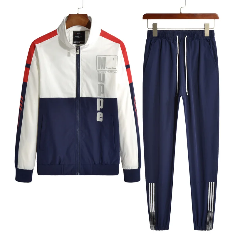 

Men Clothing Nice Autumn Hot Men Korean Vogue Sets Two Piece Jacket And Pants Sweatshirts Designer Clothes Plus Size Tracksuit