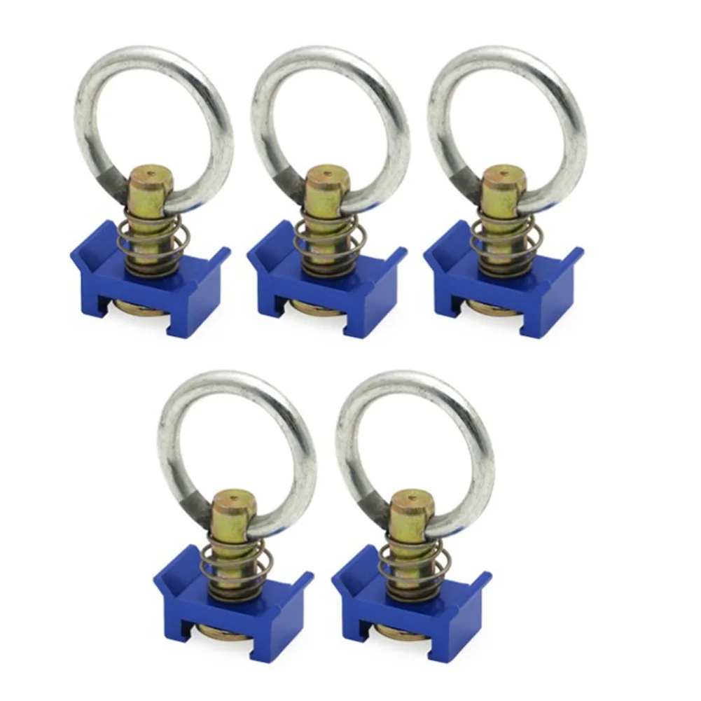 

10PCS Single Stud Fitting Quick Release L Track Hook Stainless Steel Ring Bolts Screws Buckle For Various Fastening End Joints