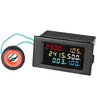 Цифровой ваттметр с ЖК-дисплеем, измеритель мощности и энергии, вольтметр, амперметр, индикатор частоты переменного тока 220 В 380 В А