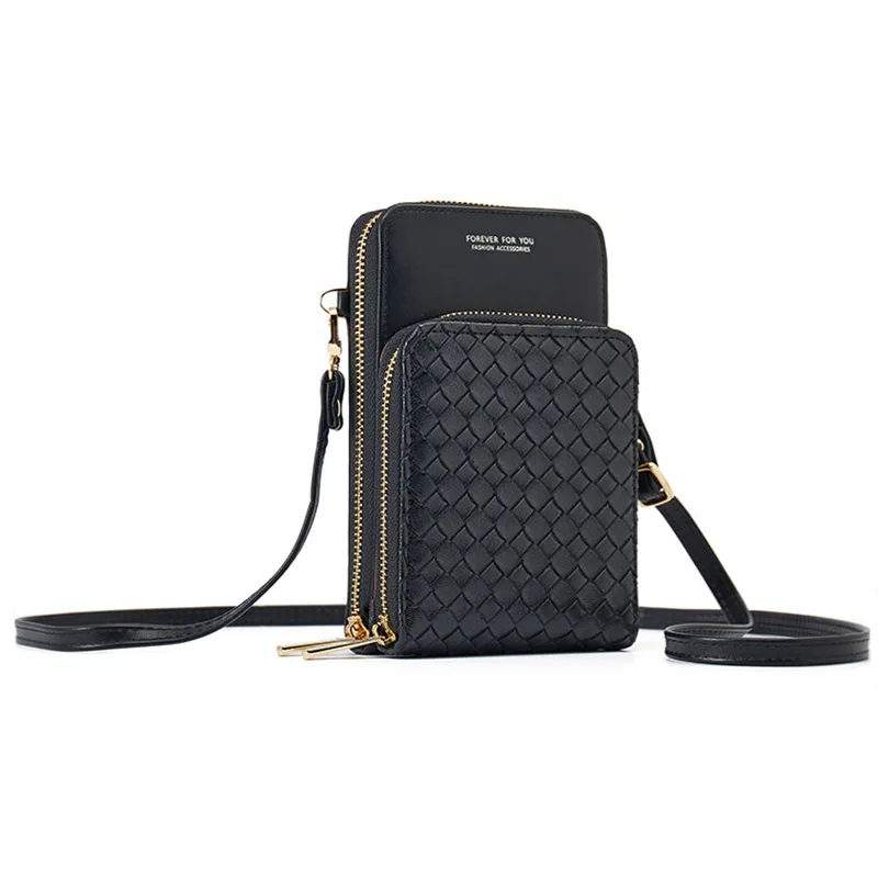 Роскошный брендовый женский кошелек с ремешком Большая вместительная сумка на