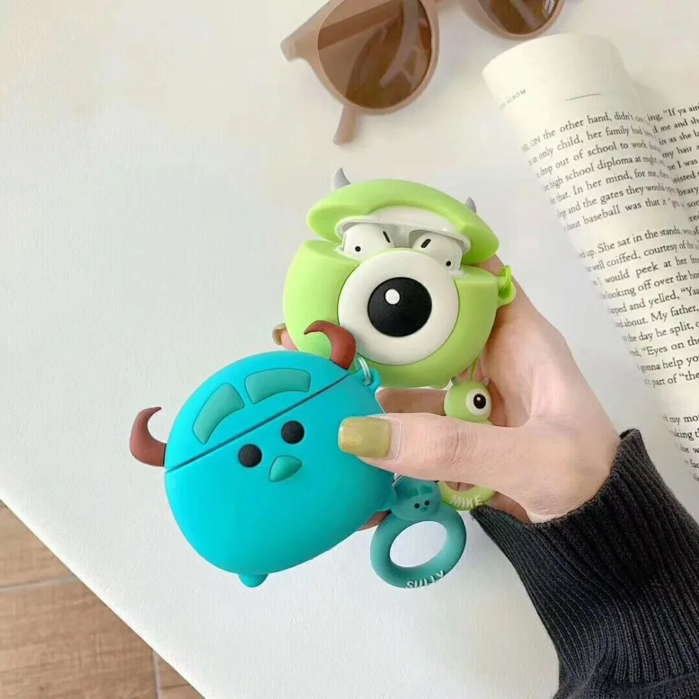 Devil eyes силиконовый чехол для Airpods защитный беспроводной Bluetooth гарнитура аксессуары коробка Наушники с зарядным устройством сумка чехол