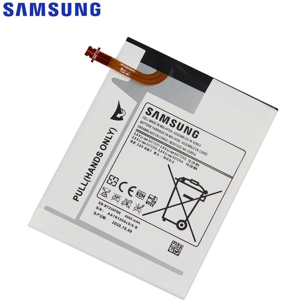 Оригинальный Сменный аккумулятор для планшета Samsung Galaxy Tab 4 7 0 фотообои T231