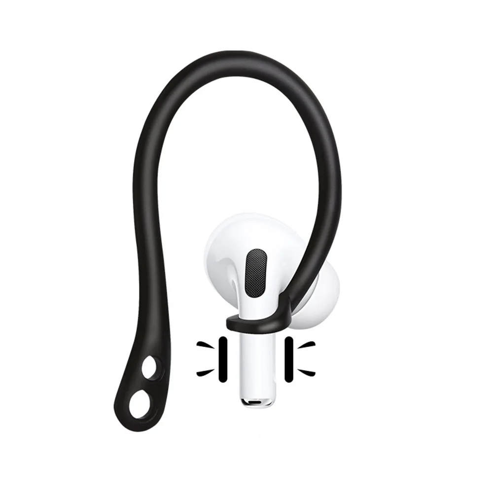 1 пара модных наушников держатель для Apple Airpods силиконовый крючок с защитой от