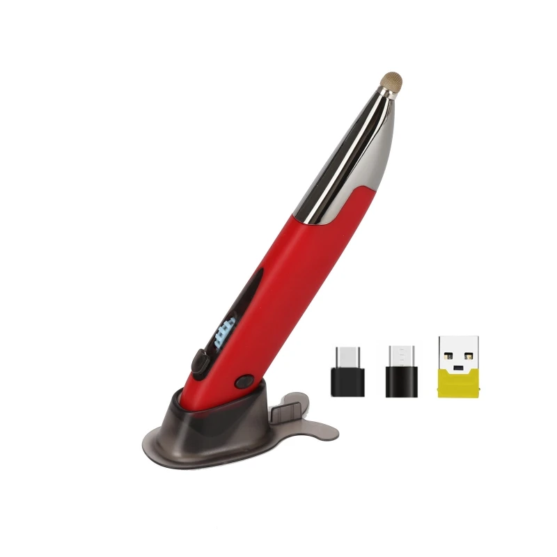Перезаряжаемая мышь для правой и левой руки 1200 DPI 2 4G USB Беспроводная с адаптером