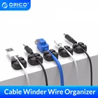 ORICO Кабельный органайзер, кабельный органайзер HDMI USB, держатель для наушников, защита для кабеля мыши, аксессуары для зарядного устройства