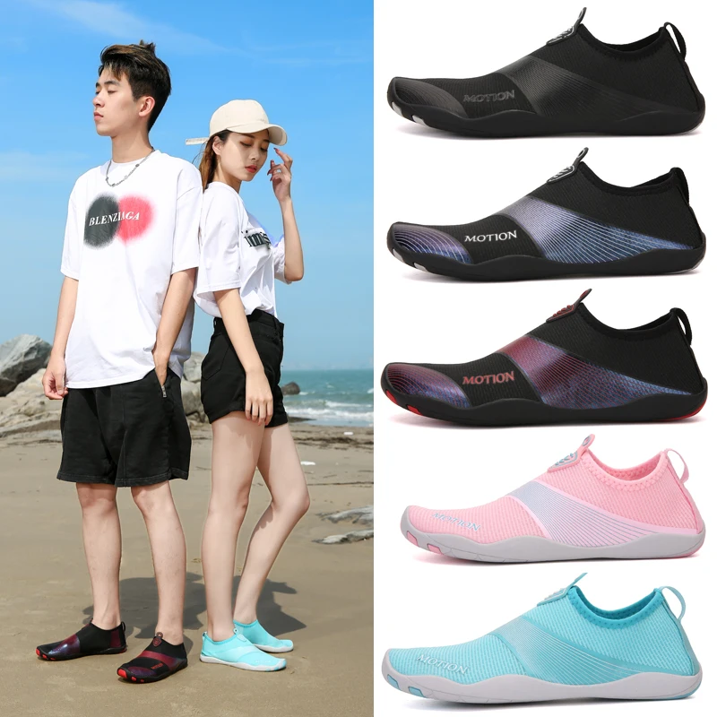 Men‘s’ Quick-Drying Aqua Shoes Unisex Water Shoes Beach Swimming Wading Reef Sneakers Lovers Paragraph Womens Summer Beachwears