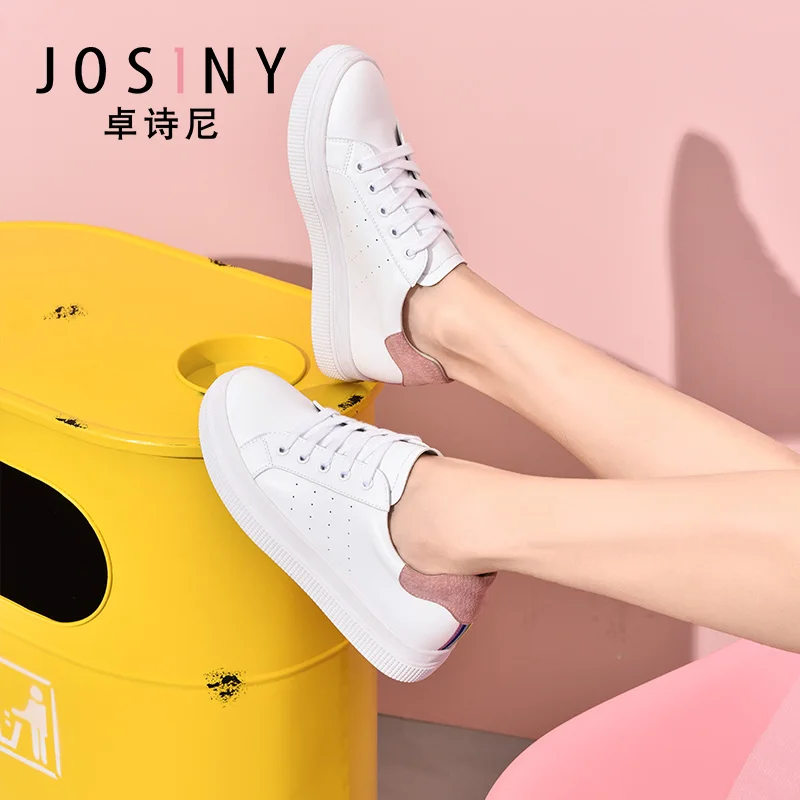 

Josiny Sneakers Single Shoes Women's Casual Sports Shoes Student Board Shoes Ins Increased Small White Shoes Women