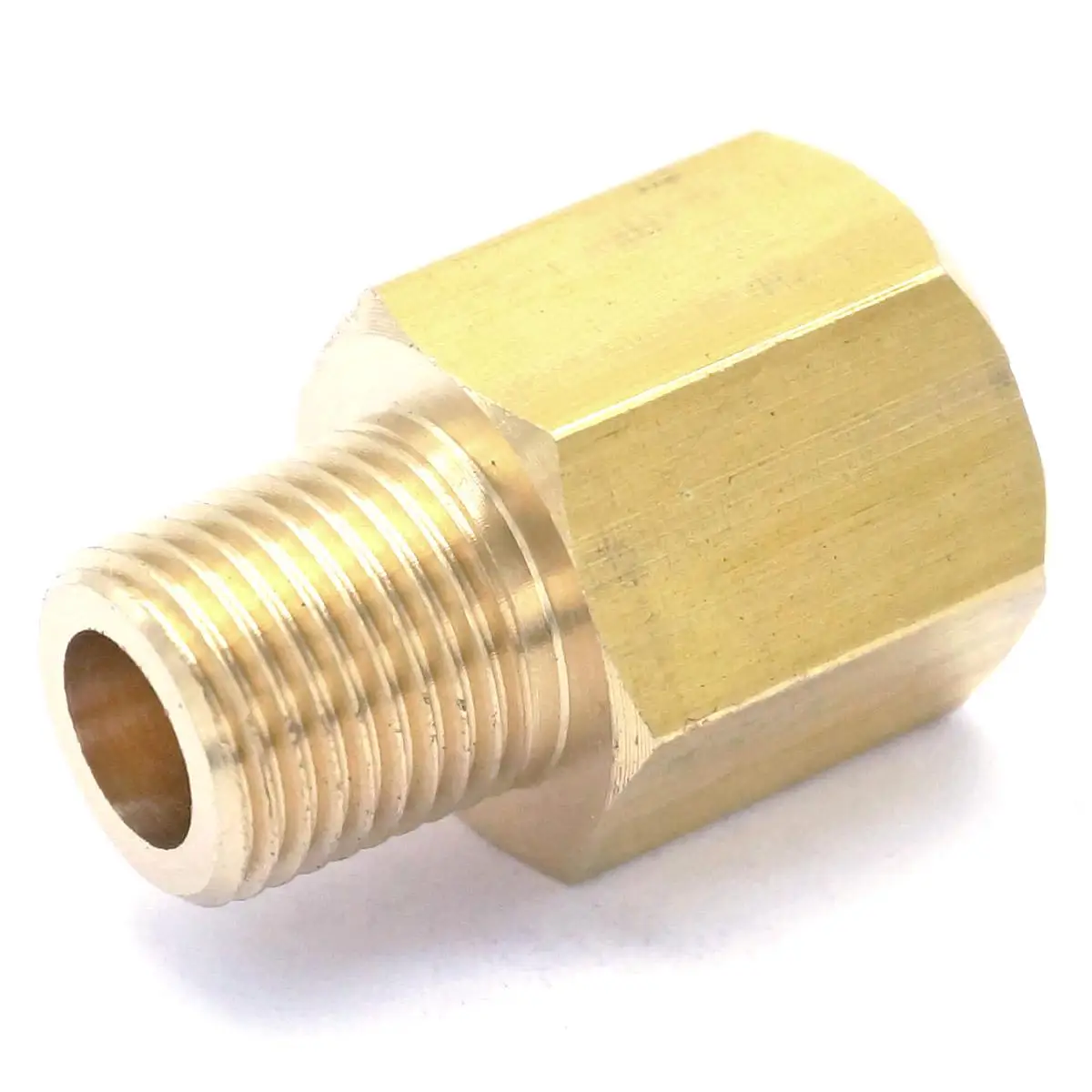 Латунный фитинг для труб с наружной резьбой 1/8 дюйма и внутренней NPT адаптер
