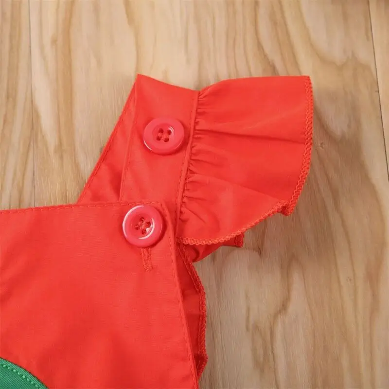 

Newborn Toddler Kids Baby Girl Clothes Ruffle Sleeveless Romper Cartoon Rabbit Jumpsuit Outfits 0-24M