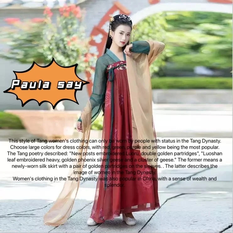 

2021 hanfu women traditional chinese folk dance fairy dress vintage outfit ancient costumes girl fairy ancient princess suit