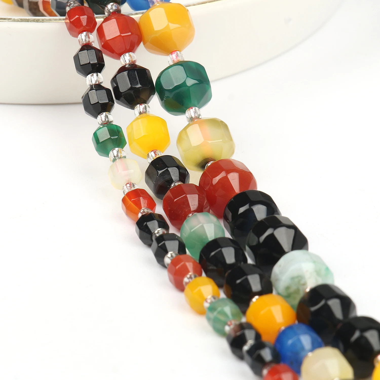 

Бусины из драгоценных камней оливкового цвета, 6/8/10 мм