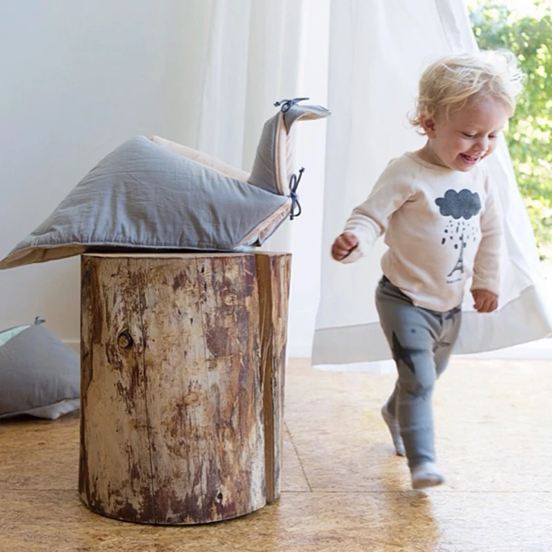 INS милое детское одеяло для ползания детские игровые коврики хлопковый напольный