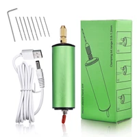 jewelry tools mini electric drills portable handheld micro usb drill with 8pcs bits for jewelry making diy wood craft