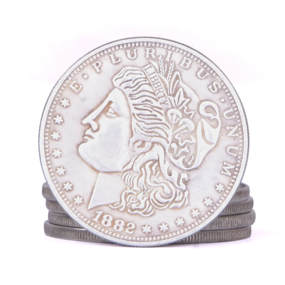 

1 шт. медный суперморгановый доллар (диаметр 3,8 см), волшебные фокусы, появляющаяся/исчезающая монета, реквизит, трюк, легкая в использовании вечеринка для начинающих