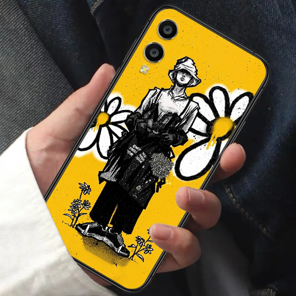 

G Dragon Peaceminusone Flower Phone Case For HUAWEI Honor 6 7 8 A S 9 X Mate 10 20 30 i Lite Pro Y7 2019 black Back Tpu Etui