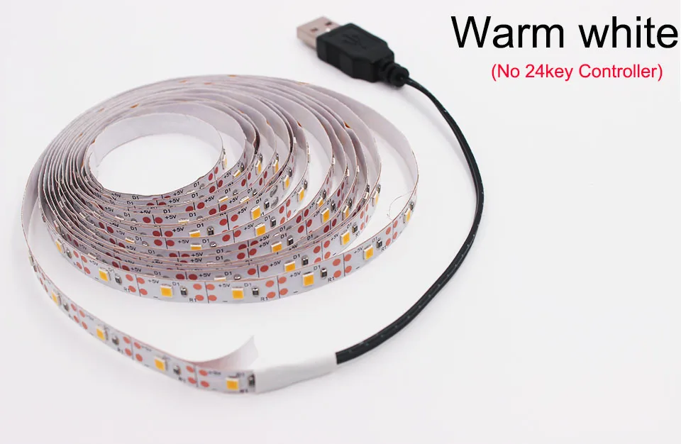 USB 3XAA батарея Светодиодная лента DC 5 В гибкий светильник 60 Светодиодный s 50 см 1 м 2 м 3M 4M 5 м SMD 2835 Настольный Декор экран ТВ фоновый светильник ing