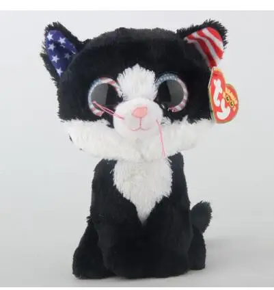 Freedom The Cat Ty Cat плюшевые игрушки куклы чучело " 15 см - Цвет: Freedom The Cat
