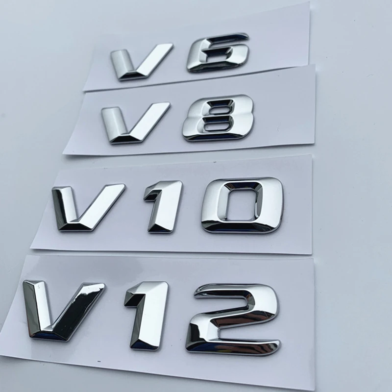1 шт. V6 V8 V10 V12 3D логотип авто внедорожник автомобиль Грузовик Мотоцикл