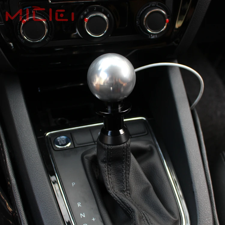 MICIEI ручки переключения передач для Volkswagen Golf GTI Magotan Scirocco DSG Audi Auto - Название цвета: Silver Black