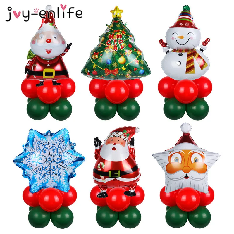 5/10 шт рождественские воздушные шары navidad Globos украшения для вечеринки набор