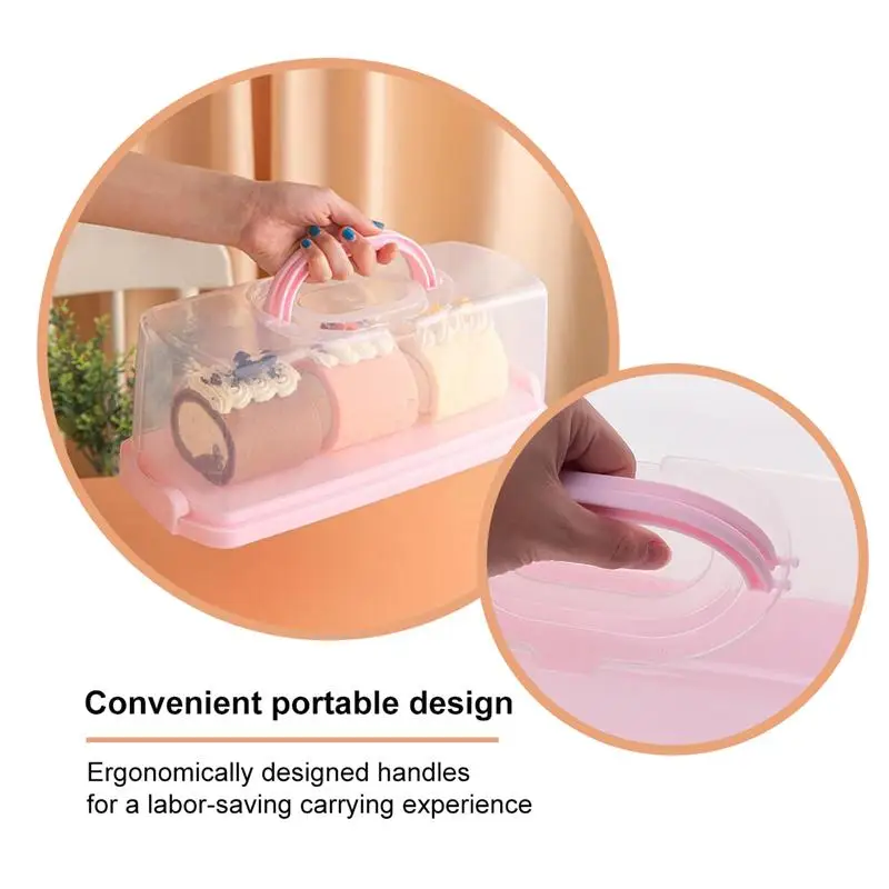 Коробка для прямоугольных тостов тортов портативная упаковка чехол хранения