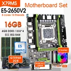 Комплект материнской платы X79 с Xeon E5-2650 V2 CPU LGA2011 combos 4*4 Гб = 16 Гб 1333 МГц память DDR3 ОЗУ GTX 960 2 Гб кулер 128 ГБ M.2 SSD