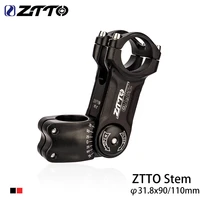 ztto bicycle stem adjustable 70 riser 90mm 110 mm 31 8mm stem for 28 6mm fork xc mountain road city bike bicycle cycling
