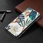 Кожаный чехол с мультяшным рисунком для iPhone 11 12 13 Pro Mini XR XS Max X 8 7 Plus, чехол-книжка с рисунком для Apple iPhone SE 2020