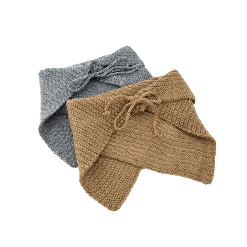 

2019 New Brand Boys Girls Autumn Winter Lovely Collar Scarf Baby Neck Knitted Cotton Scarves Gift Cute Kids Knit Scarves