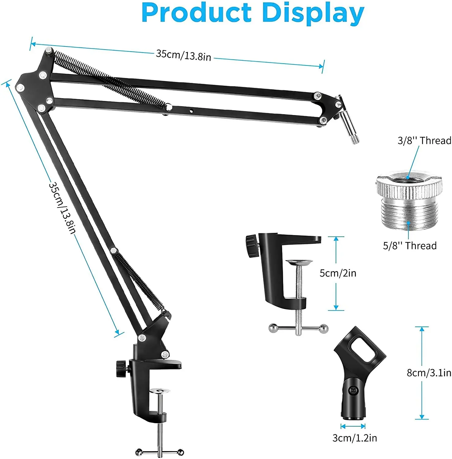 Кронштейн для микрофона ножничная подставка M1PRO K669 T669 Bm800 штатив с пауком