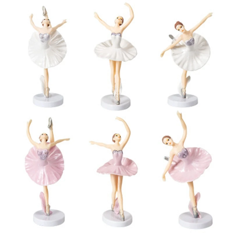 

3pc Ballet Girls Cake Decor Happy Birthday Party Decor Kids Girls Gifts Wedding Birthday Party Dancing Girls Gift For Guests