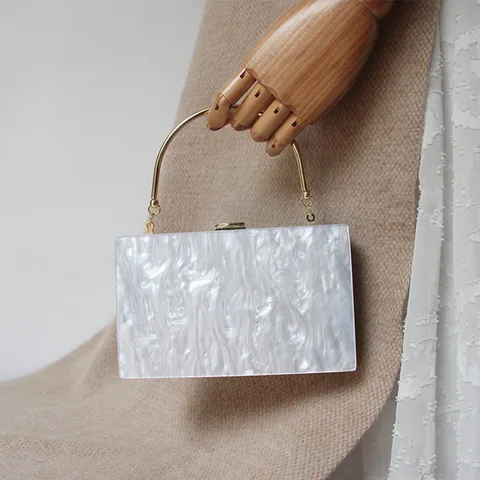 Жемчужный аксессуар Женская милая сумка акриловая конфетная однотонная сумка для ужина Женская Свадебная вечерняя сумка модная сумка клатч кошелек сумка