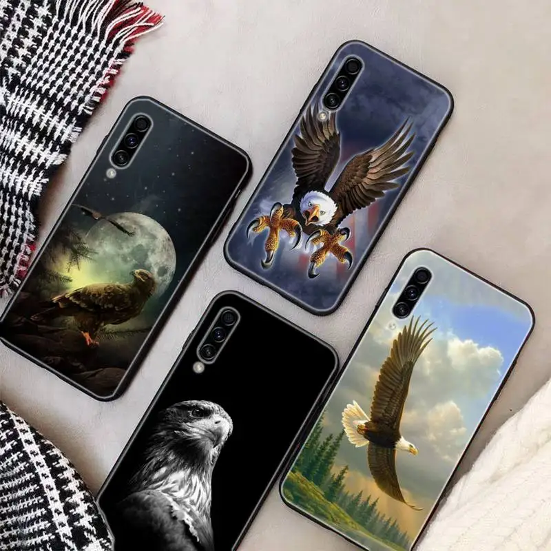 

King Of The Sky Eagle Phone Case For Samsung S9 10 20 Plus Note 9 10 10plus 20 Ultra A20 21s J7 Plus 8