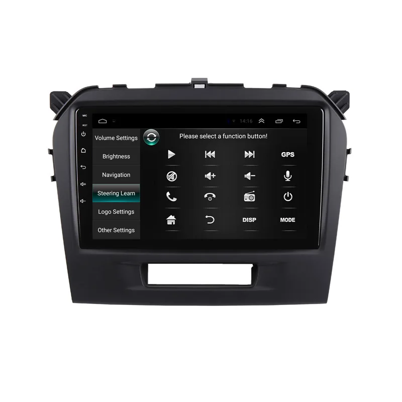 9 &quotAndroid 1 автомобильный DVD мультимедийный плеер GPS для Suzuki Grand Vitara 2014 2016 аудио
