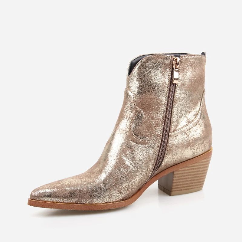 Популярные женские ботинки в стиле ретро Винтажные коричневые ботильоны на