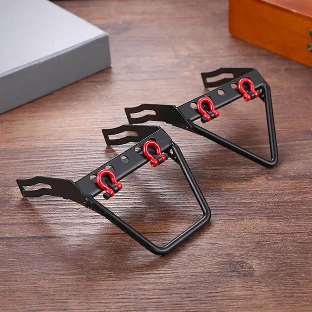 

Adjustable Front Bumper Stainless Steel Anti-collision for RC Crawler Car Parts Realistic Winch Installation Position Reserve