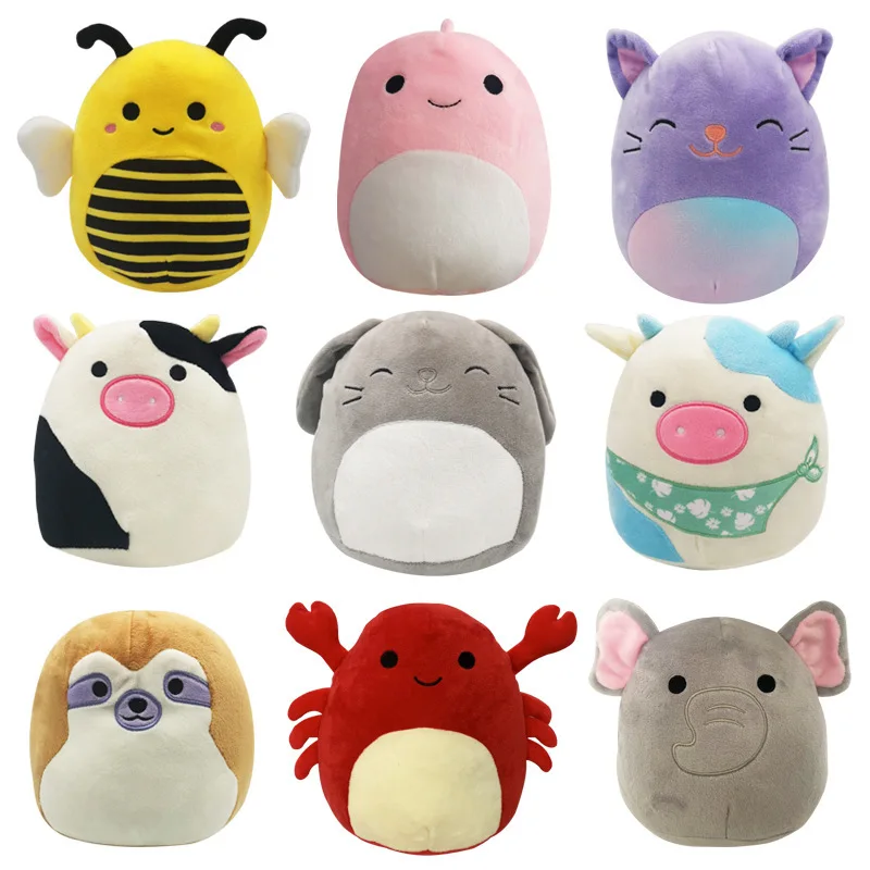 

20cm Squishmallowing Plush Toy Cute Unicorn Panda Dinosaur Crab Plush Animal Kawaii Plush Doll Baby Toy Childrens Gift