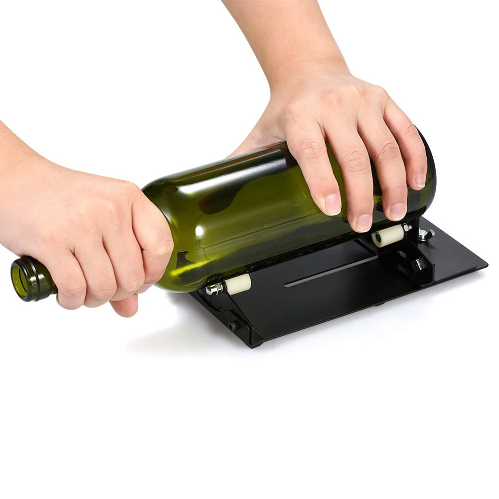 Нержавеющая сталь пивная банка для вина Точная машина резки стекла резак бутылок