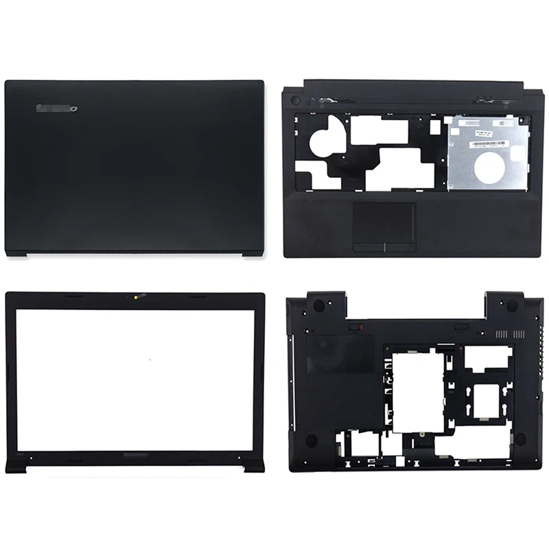 

New For Lenovo B590 B595 LB59A Laptop LCD Back Cover/Front Bezel/Palmrest/Bottom Case 90201909 60.4XB04.012 60.4XB04.001 Black