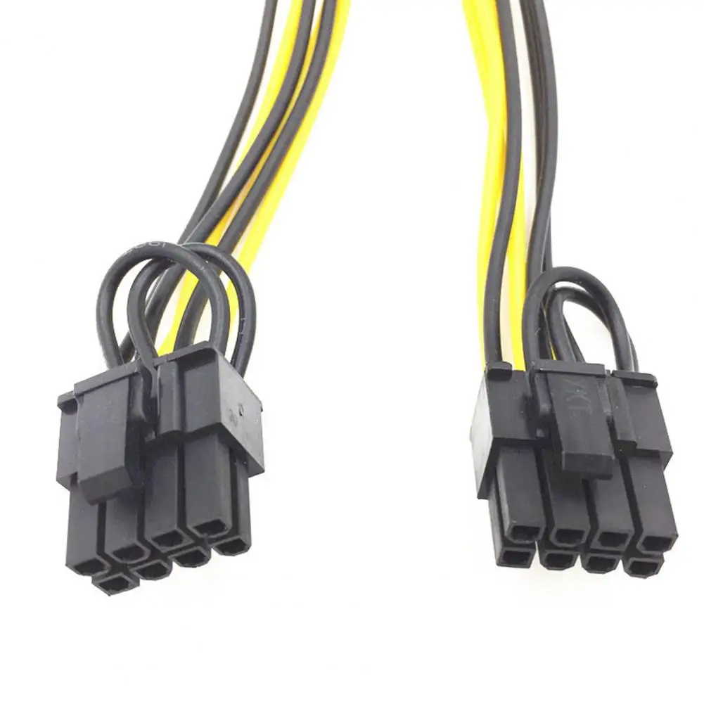 Newest PCI-Express PCIE 8 Pin to Dual 8 (6+2) Pin VGA Graphic Video Card Adapter Power Supply Cable 20cm Dropshipping
