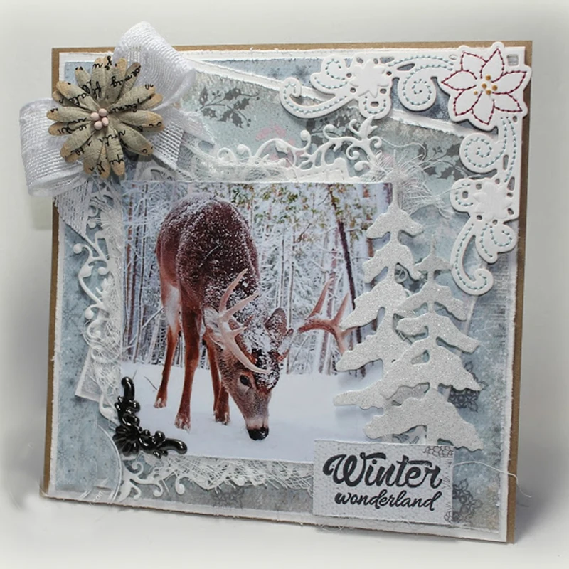 Угловые кружева металлические Вырубные штампы вырезанные формы для украшения