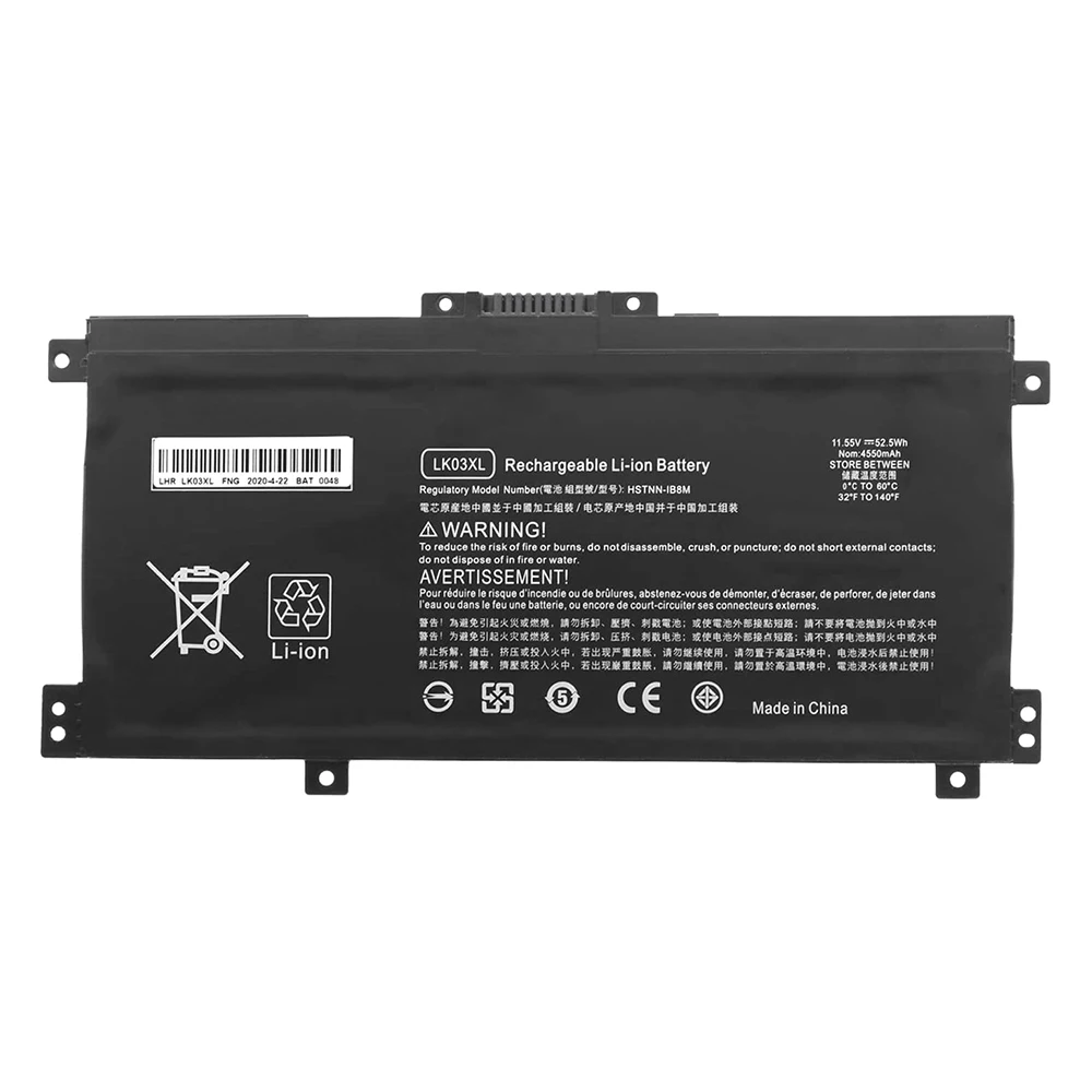 Apexway LK03XL Laptop Battery For HP envy 15 x360 15-bp 15-cn TPN-W127 W128 W129 W132 HSTNN-LB7U HSTNN-UB7I HSTNN-IB8M LB8J | Компьютеры и
