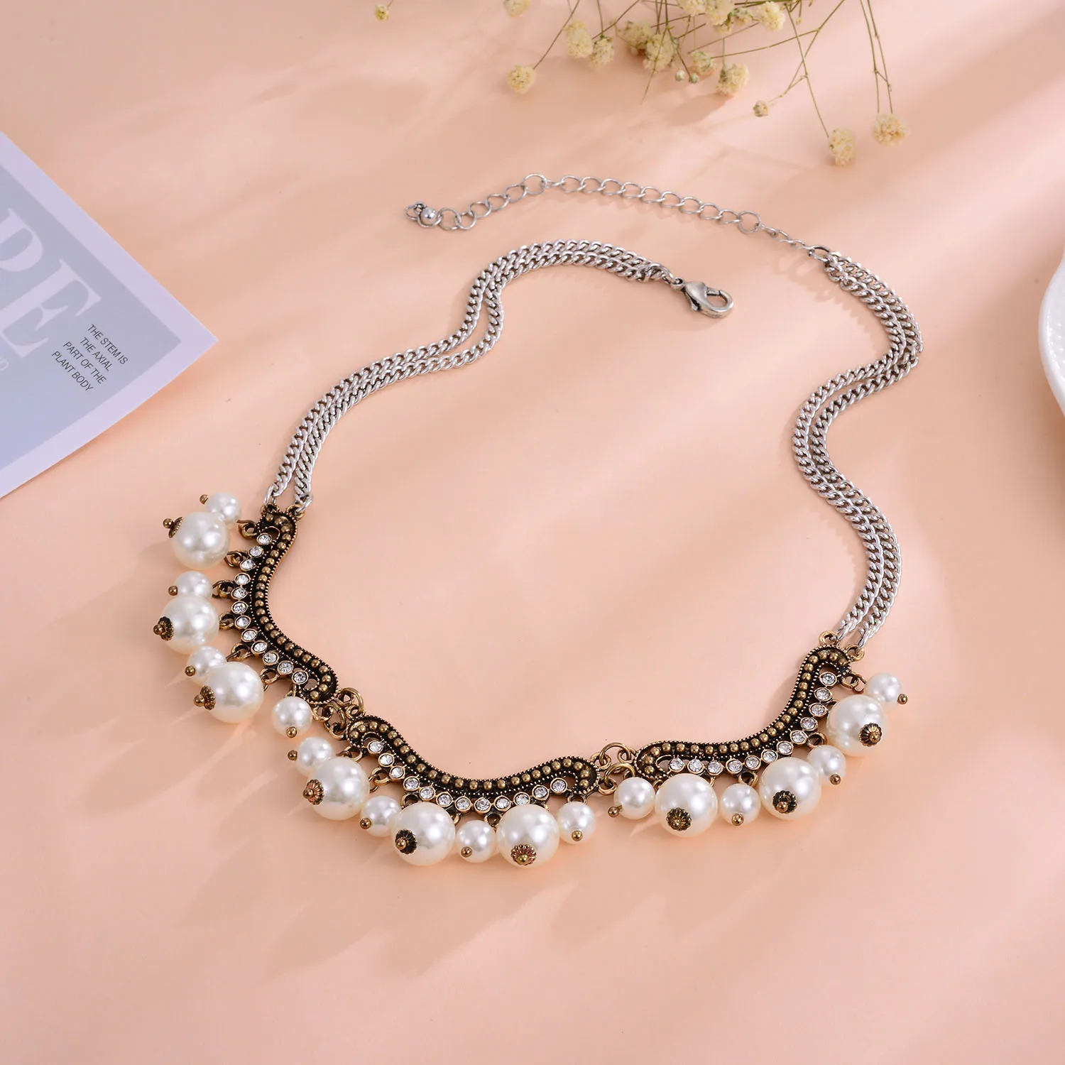 Бренд Hongye Винтажный дизайн серебряная цепочка на шею модные ювелирные изделия