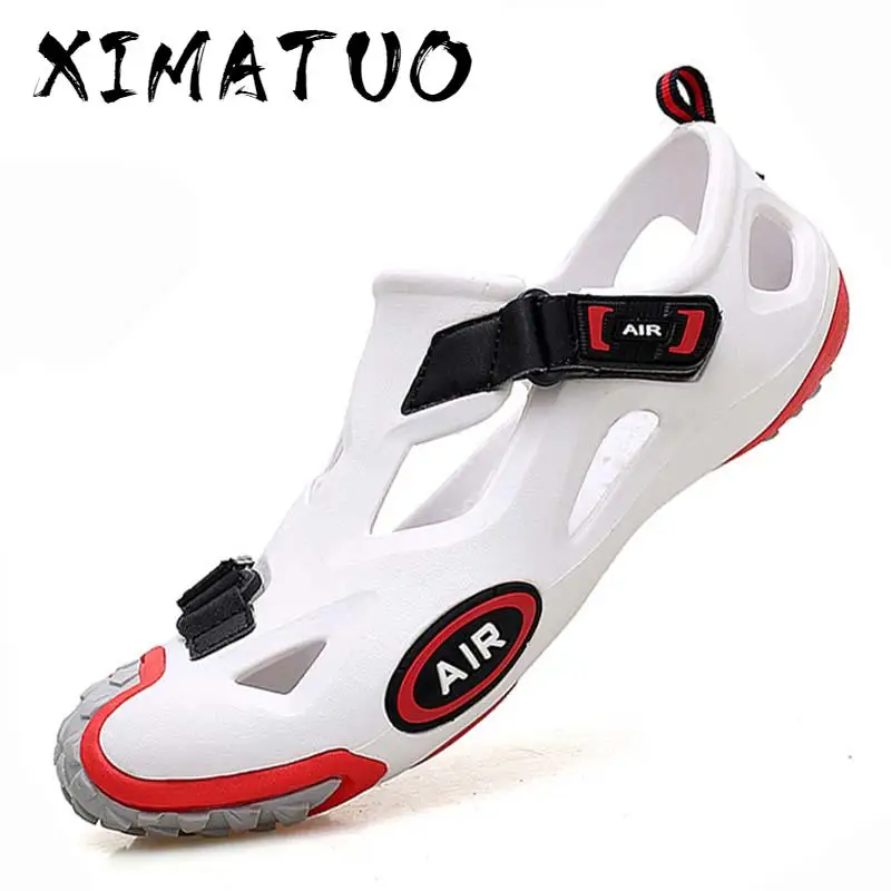 Мужские сандалии в богемном стиле Уличная обувь для воды римские пляжные